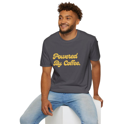 Powered By Coffee Unisex T-Shirt (Yellow)