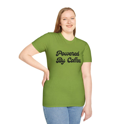 Powered By Coffee Unisex T-Shirt (Black)