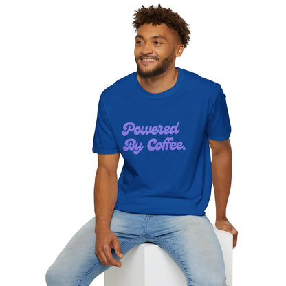 Powered By Coffee Unisex T-Shirt (Purple)