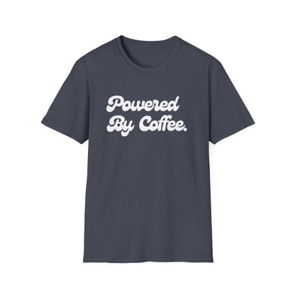 Powered By Coffee Unisex T-shirt (White)