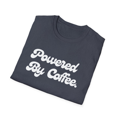 Powered By Coffee Unisex T-shirt (White)