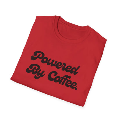 Powered By Coffee Unisex T-Shirt (Black)
