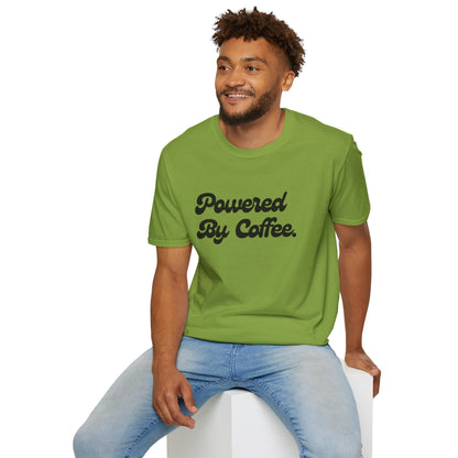 Powered By Coffee Unisex T-Shirt (Black)
