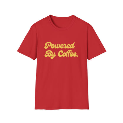 Powered By Coffee Unisex T-Shirt (Yellow)