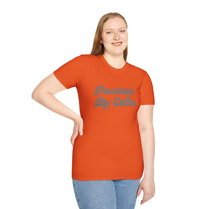 Powered By Coffee Unisex T-Shirt (Grey)