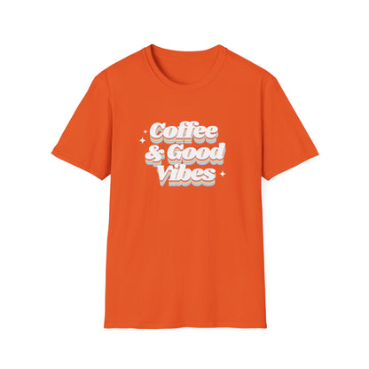 Coffee & Good Vibes Casual Wear Unisex T-Shirt