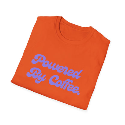Powered By Coffee Unisex T-Shirt (Purple)