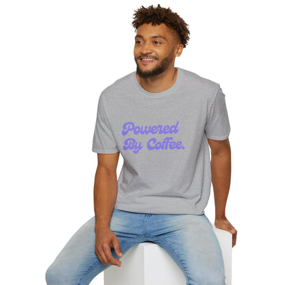 Powered By Coffee Unisex T-Shirt (Purple)