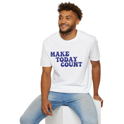 Make Today Count T-Shirt - Blue