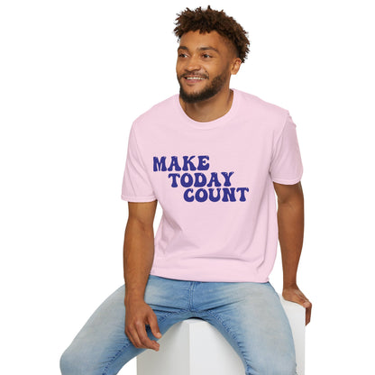 Make Today Count T-Shirt - Blue