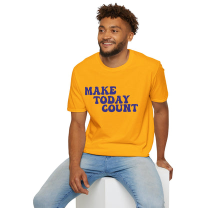 Make Today Count T-Shirt - Blue