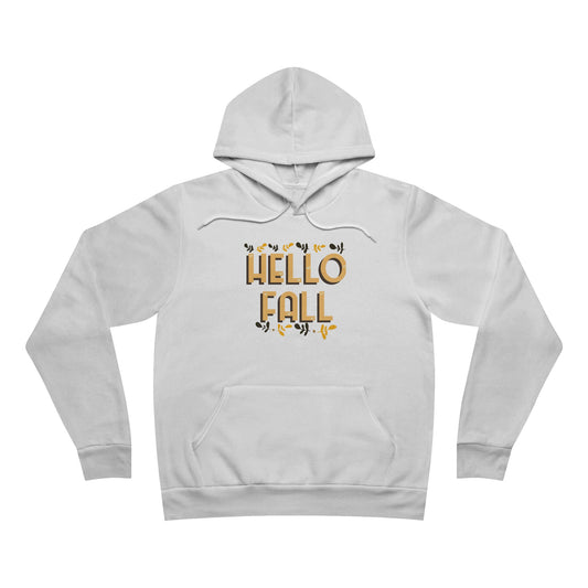 Hello Fall Sponge Fleece Pullover Hoodie