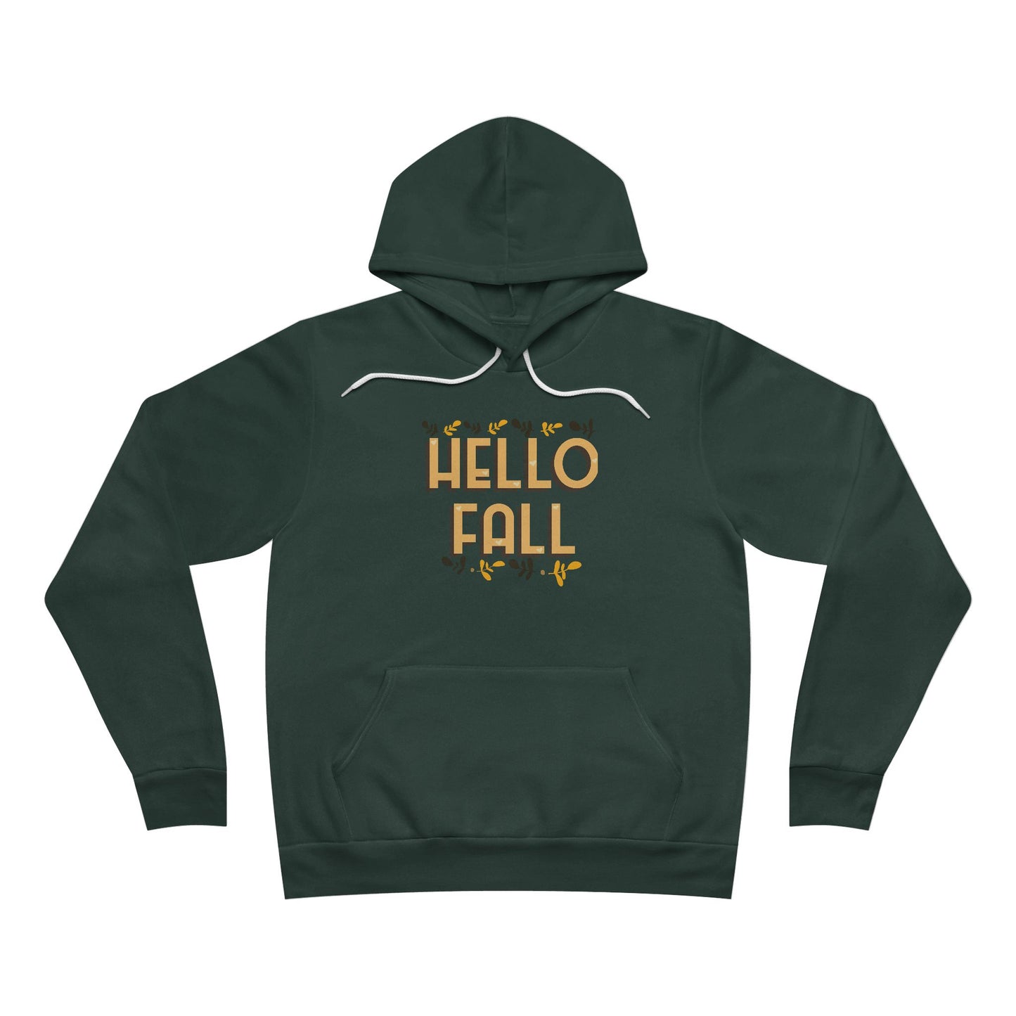 Hello Fall Sponge Fleece Pullover Hoodie
