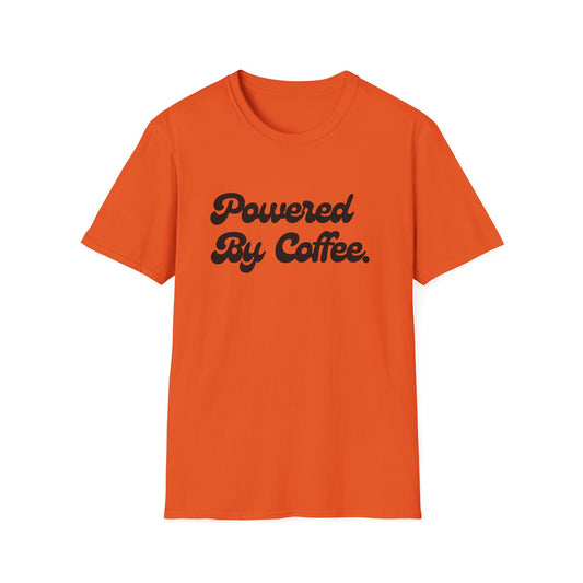 Powered By Coffee Unisex T-Shirt (Black)