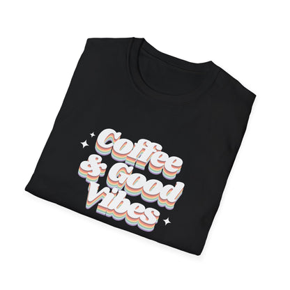 Coffee & Good Vibes Casual Wear Unisex T-Shirt