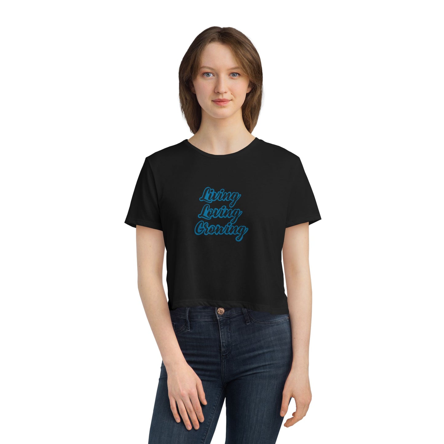 Living, Loving Grwoing Crop Tee