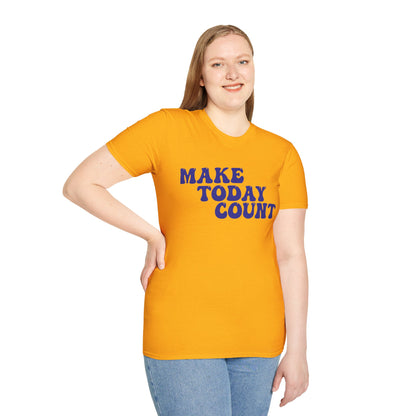 Make Today Count T-Shirt - Blue