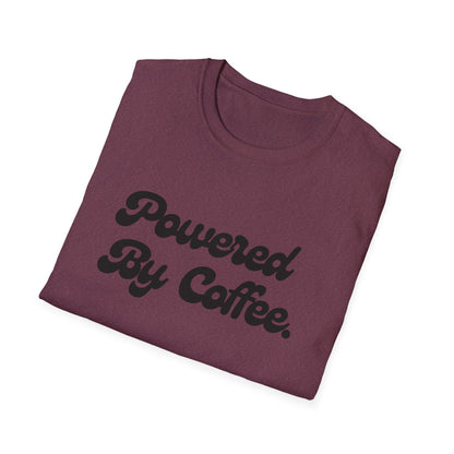 Powered By Coffee Unisex T-Shirt (Black)
