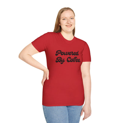 Powered By Coffee Unisex T-Shirt (Black)