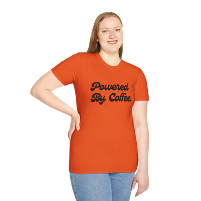 Powered By Coffee Unisex T-Shirt (Black)