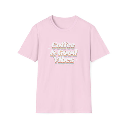 Coffee & Good Vibes Casual Wear Unisex T-Shirt