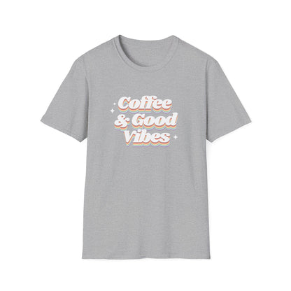 Coffee & Good Vibes Casual Wear Unisex T-Shirt