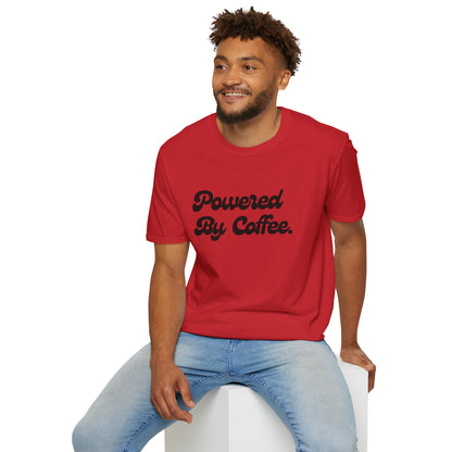 Powered By Coffee Unisex T-Shirt (Black)