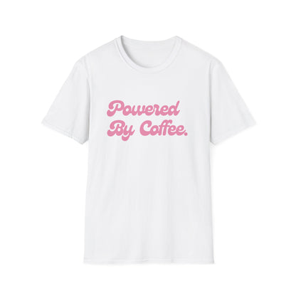 Powered By Coffee Unisex T-Shirt (Pink)