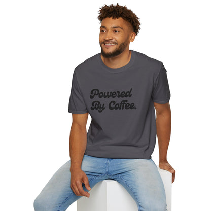 Powered By Coffee Unisex T-Shirt (Black)