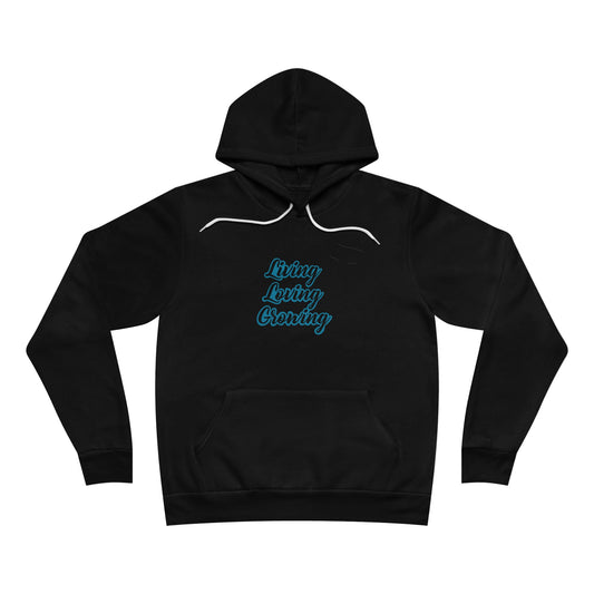 Living, Loving Unisex Sponge Fleece Pullover Hoodie