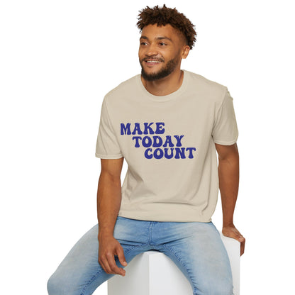 Make Today Count T-Shirt - Blue
