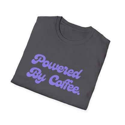 Powered By Coffee Unisex T-Shirt (Purple)