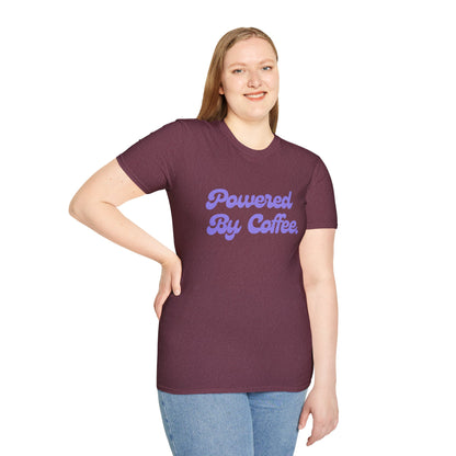 Powered By Coffee Unisex T-Shirt (Purple)