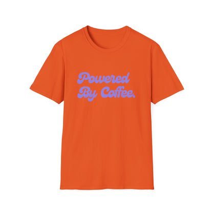 Powered By Coffee Unisex T-Shirt (Purple)