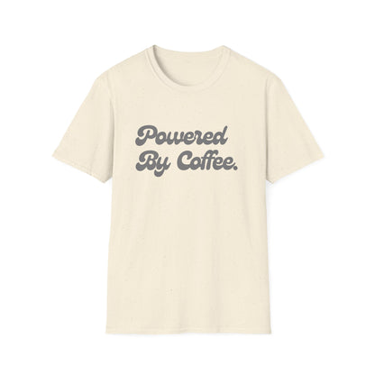 Powered By Coffee Unisex T-Shirt (Grey)