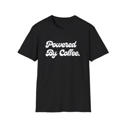 Powered By Coffee Unisex T-shirt (White)