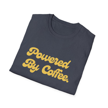 Powered By Coffee Unisex T-Shirt (Yellow)