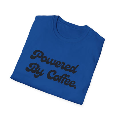 Powered By Coffee Unisex T-Shirt (Black)