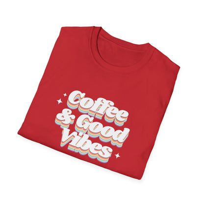 Coffee & Good Vibes Casual Wear Unisex T-Shirt