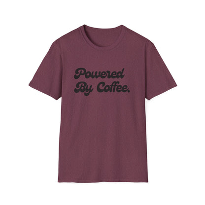 Powered By Coffee Unisex T-Shirt (Black)
