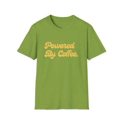 Powered By Coffee Unisex T-Shirt (Yellow)