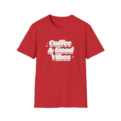 Coffee & Good Vibes Casual Wear Unisex T-Shirt