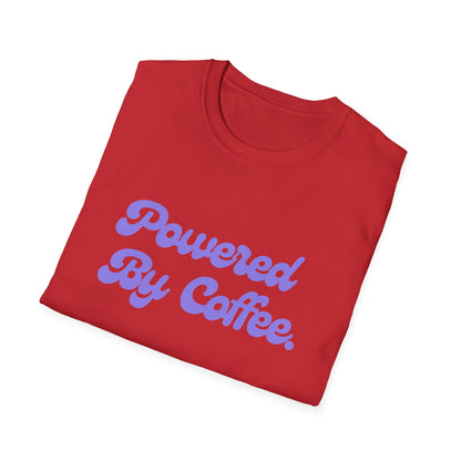 Powered By Coffee Unisex T-Shirt (Purple)