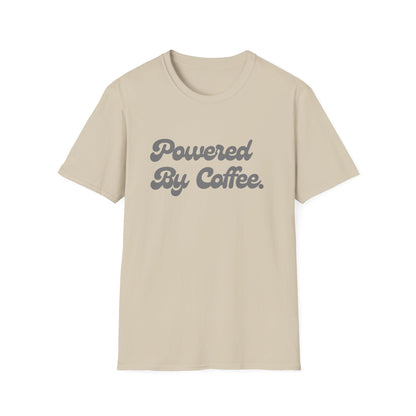 Powered By Coffee Unisex T-Shirt (Grey)