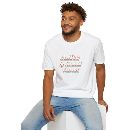 Coffee & Good Vibes Casual Wear Unisex T-Shirt