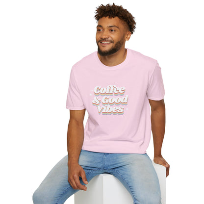 Coffee & Good Vibes Casual Wear Unisex T-Shirt