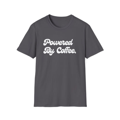 Powered By Coffee Unisex T-shirt (White)
