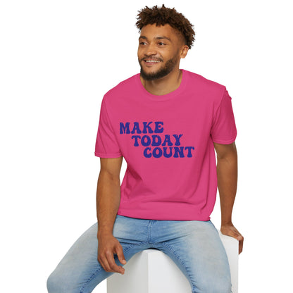 Make Today Count T-Shirt - Blue