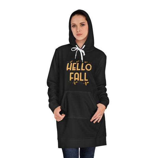 Hello Fall Hoodie Dress