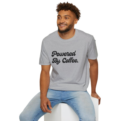 Powered By Coffee Unisex T-Shirt (Black)